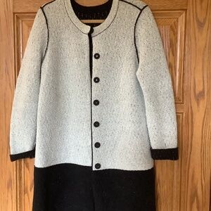 Nic & Zoe Reversible Sweater Jacket with Snap Buttons